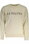 LA MARTINA WHITE COTTON SWEATER