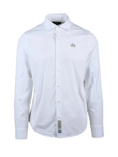 La Martina White Tailored Button-down Shirt