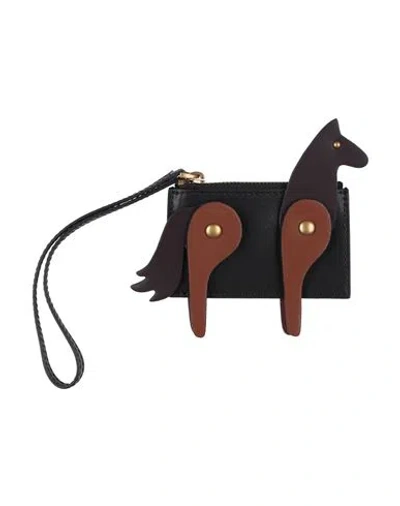 La Martina Woman Bag Accessories & Charms Black Size - Calfskin