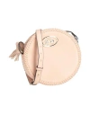 La Martina Woman Cross-body Bag Blush Size - Calfskin In Pink