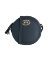 La Martina Woman Cross-body Bag Midnight Blue Size - Calfskin In Blue