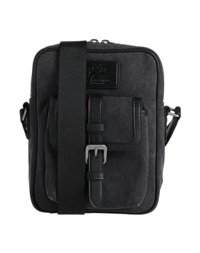 La Martina Woman Cross-body Bag Black Size - Textile Fibers