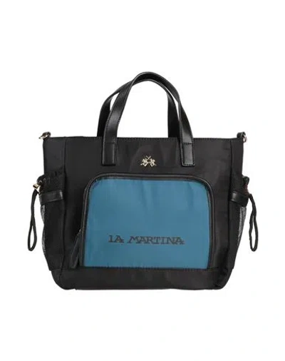 La Martina Woman Handbag Black Size - Nylon, Polyester
