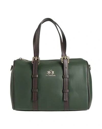 La Martina Woman Handbag Green Size - Calfskin