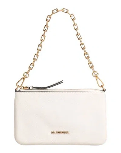 La Martina Woman Handbag Ivory Size - Leather In White
