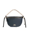 La Martina Woman Handbag Navy Size - Polyurethane In Navy Blue