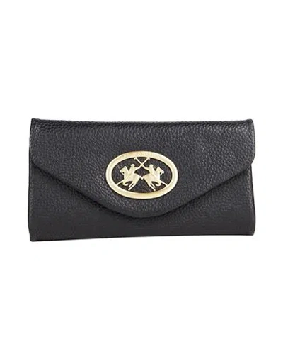 La Martina Woman Wallet Black Size - Leather