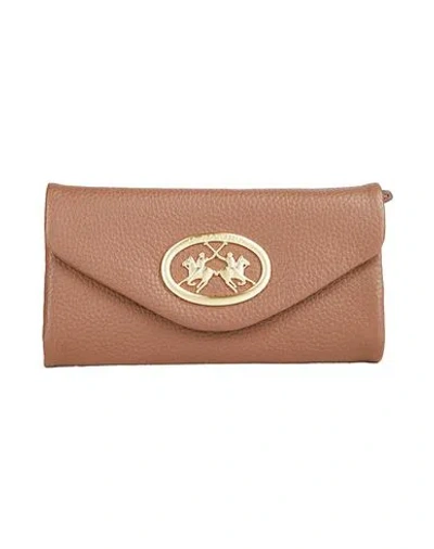La Martina Woman Wallet Brown Size - Leather In Neutral