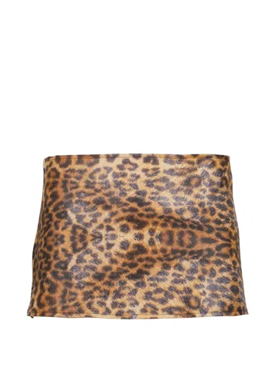 La Maskarade Lolita Leopard-print Mini Skirt In Multi