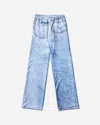 La Maskarade Women S Trompe L Oeil Joggers In Blue