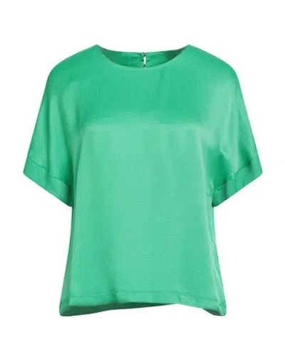 La Même Road Woman Top Green Size 6 Viscose