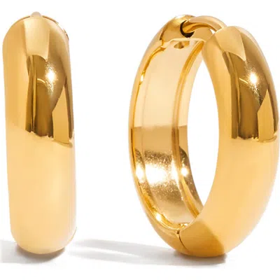 La Meno Bold Gold Hoop Earrings