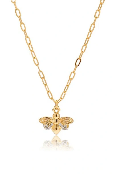 La Meno Chains Of Nectar Necklace In Green