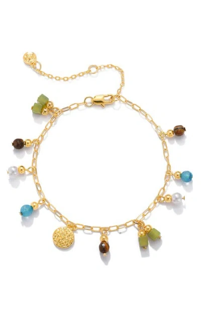 La Meno Forest Dew Bracelet In Gold