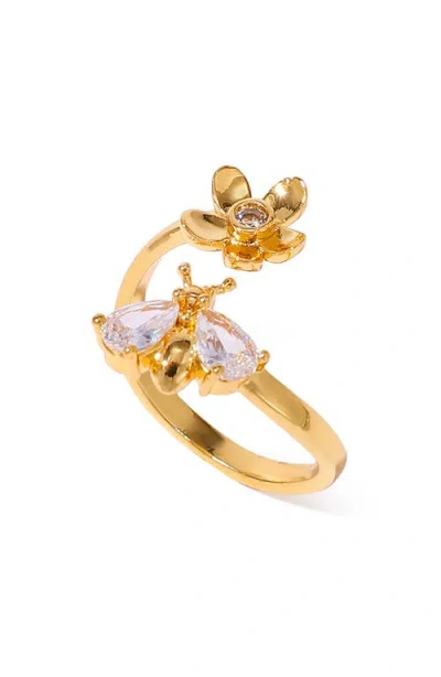 La Meno Golden Honey Ring