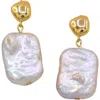 La Meno Power Pearl Drop Earrings In Multi
