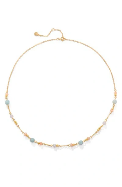 La Meno Soft Dawn Necklace In Gold