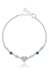 La Meno Wild Heart Jade Bracelet
