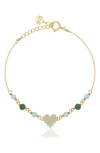 La Meno Wild Heart Jade Bracelet