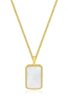 La Meno Zodiac Double Sided Pendant Necklace