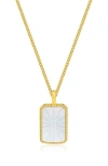 La Meno Zodiac Double Sided Pendant Necklace