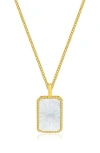 La Meno Zodiac Double Sided Pendant Necklace