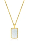 La Meno Zodiac Double Sided Pendant Necklace