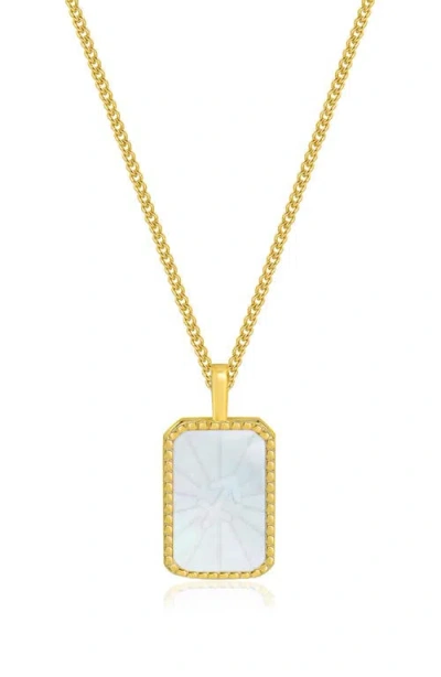 La Meno Zodiac Double Sided Pendant Necklace