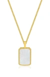 La Meno Zodiac Double Sided Pendant Necklace