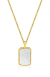 La Meno Zodiac Double Sided Pendant Necklace