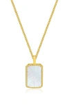 La Meno Zodiac Double Sided Pendant Necklace