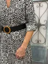 La Mer Luxe August Midi Dress In Black Fiji In Multi