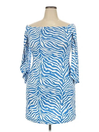 Pre-owned La Mer Luxe Cocktail Dress In Blue