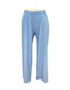 La Mer Luxe Women's Kinsley Pants In Light Blue In Blue