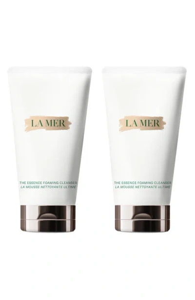 La Mer The Essence Foaming Cleanser Duo Gift Set $230 Value In Transparent