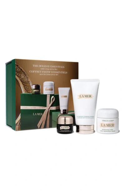 La Mer The Holiday Essentials Set With Crème De  In Transparent