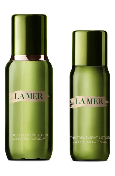 La Mer The Treatment Lotion Home & Away Gift Set $325 Value In Transparent