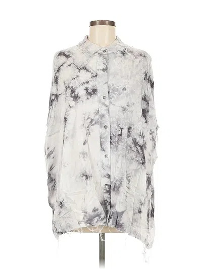 Pre-owned La Miel 3/4 Sleeve T-shirt In Gray