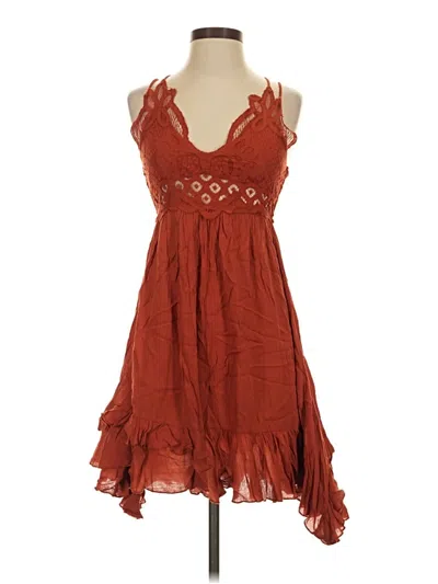 Pre-owned La Miel Cocktail Dress In Brown