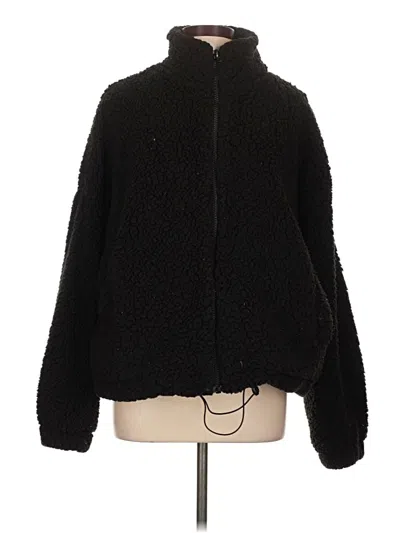 Pre-owned La Miel Faux Fur Jacket In Black