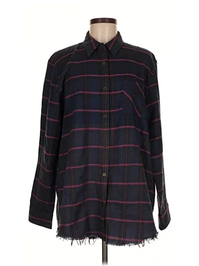 Pre-owned La Miel Long Sleeve Blouse In Black