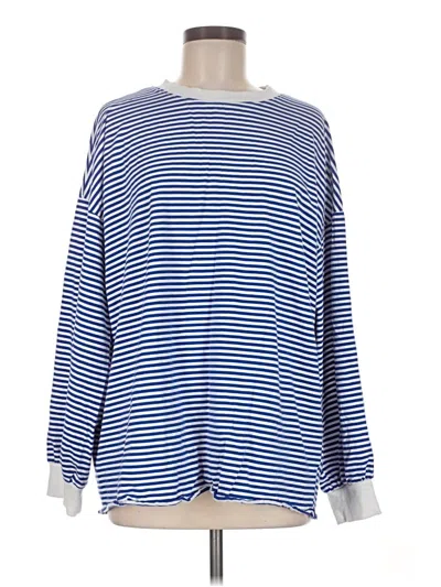 Pre-owned La Miel Long Sleeve T-shirt In Blue
