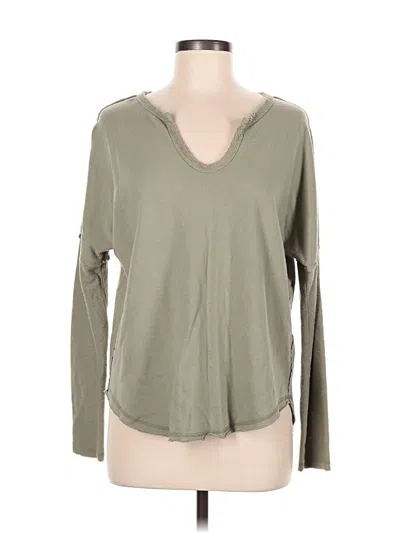 Pre-owned La Miel Long Sleeve T-shirt In Green