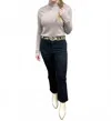 La Miel Make Me Obsessed High Rise Pants In Washed Black In Black