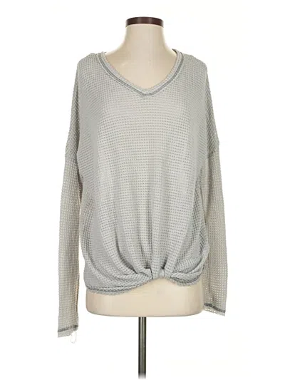 Pre-owned La Miel Pullover Sweater In Silver