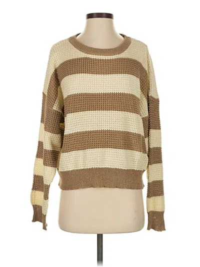 Pre-owned La Miel Pullover Sweater In Tan