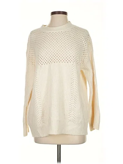 Pre-owned La Miel Pullover Sweater In White