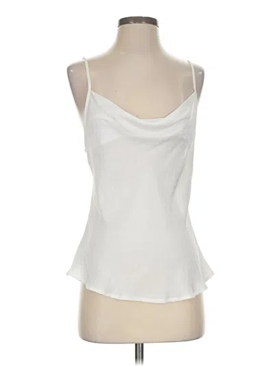Pre-owned La Miel Sleeveless Blouse In White