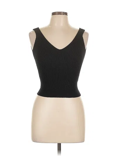 Pre-owned La Miel Sleeveless Top Black Sweetheart Neckline Tops