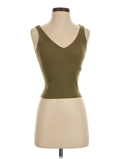 Pre-owned La Miel Sweater Vest In Green